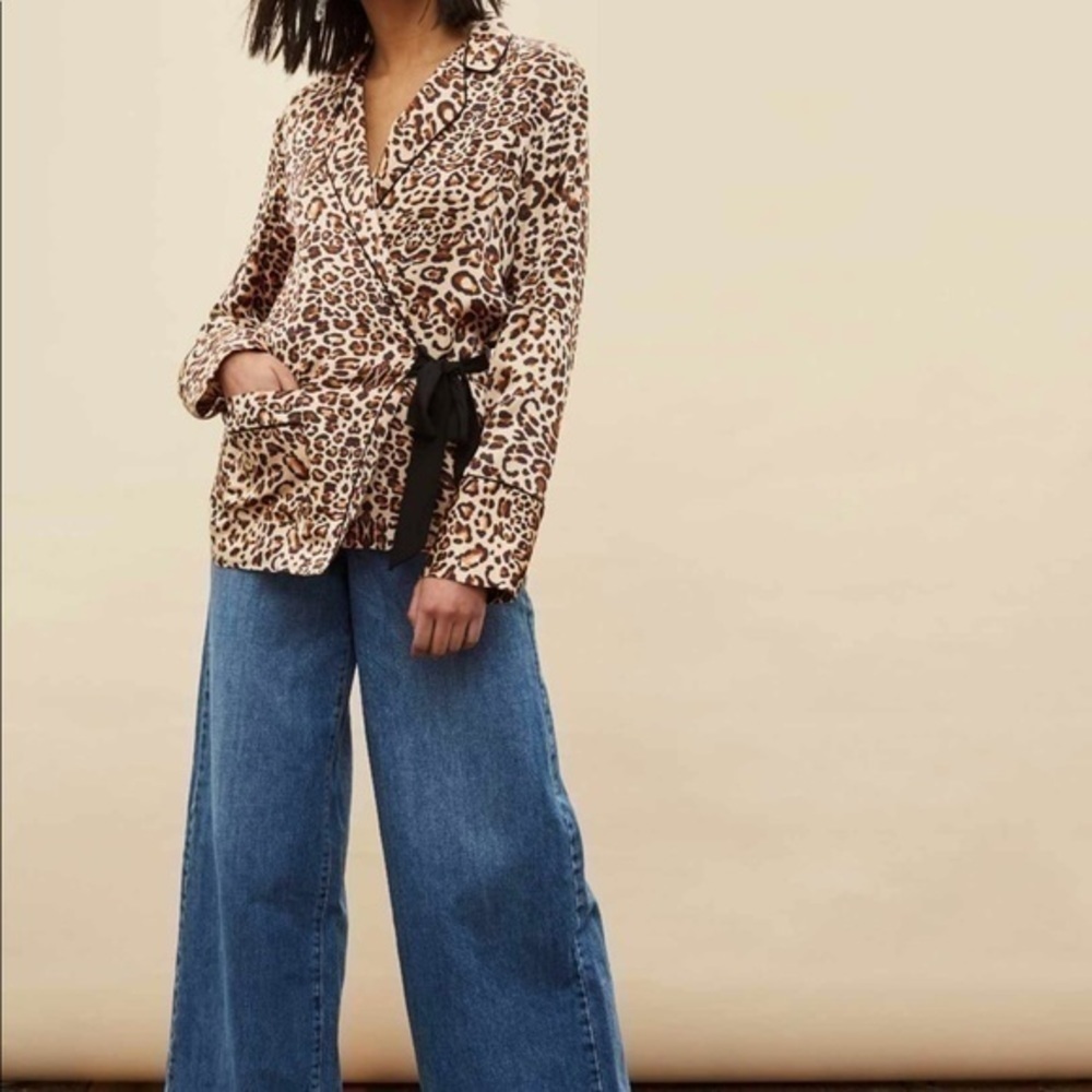 NWT - top shop- Leopard blouse - Picture 2 of 12